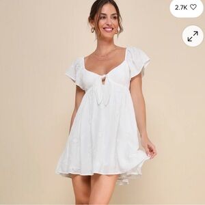 NWT Lulus whit dress